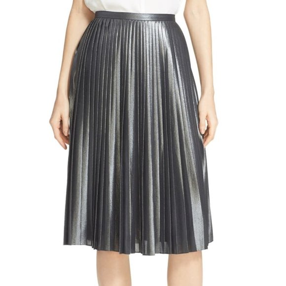 Ted Baker London Dresses & Skirts - Ted Baker "Zainea" Metallic Pleated skirt